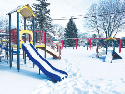  If a proposed bond is placed on the August primary ballot, Huntington Woods hopes to use the funding to fix up some of its parks, such as new play equipment at Reynolds Park. 