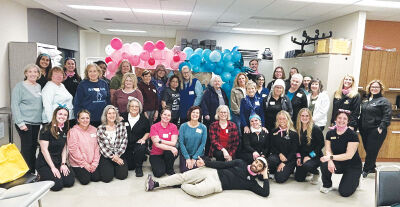  The One to One support group attends an Oakland University physical therapy event. 