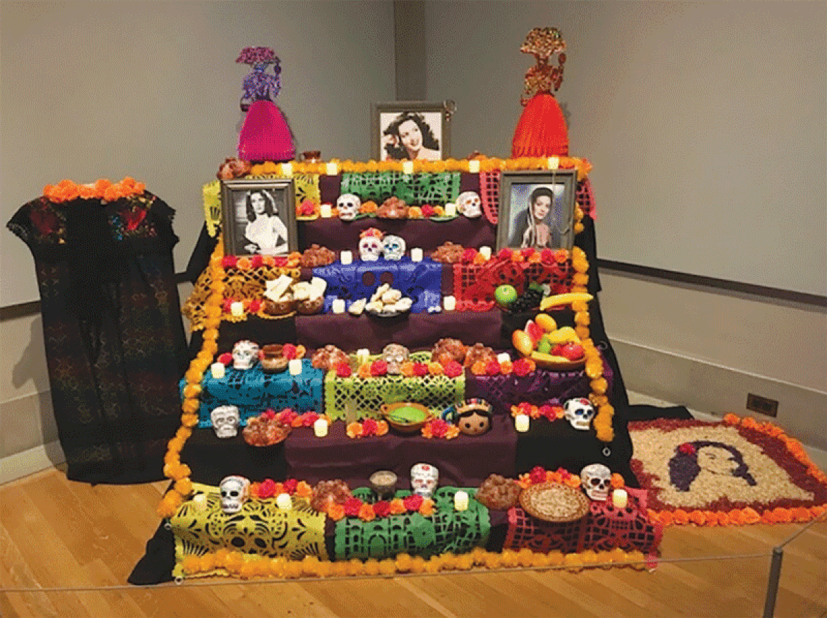  Mexican film star María Félix will have an altar in her honor during the Detroit Institute of Arts 10th annual “Ofrendas: Celebrating el Día de Muertos” exhibit until Nov. 6. The ofrenda was designed and built by several local artists, including Saramaria Aguilar of Warren. There are 14 ofrendas in total on display. 