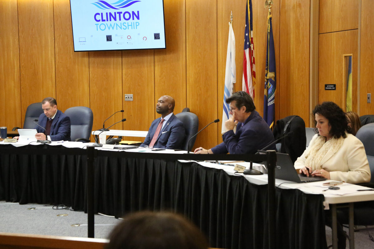  The Clinton Township Board of Trustees meets for business on Jan. 26.  
