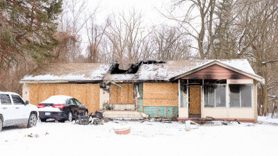  A fire Jan. 27 at this home on Leewright Avenue in Southfield resulted in one death and three injuries. 