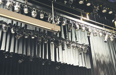  The Lakeview High School auditorium had some work done as part of voter-approved bond projects. 