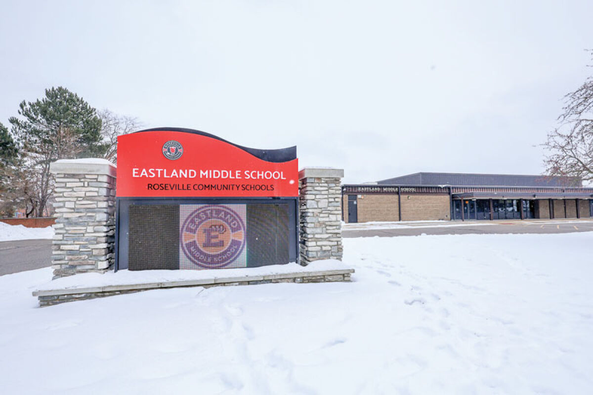  Roseville Community Schools officials will place a $175 million zero-tax-rate-increase bond proposal on the May 5 ballot. The bond proposal is designed to update buildings, consolidate facilities, expand early childhood education and reduce the size and number of the district’s facilities. That will include the closing of Eastland Middle School, pictured, and Dort, Kaiser and Patton elementary schools. 