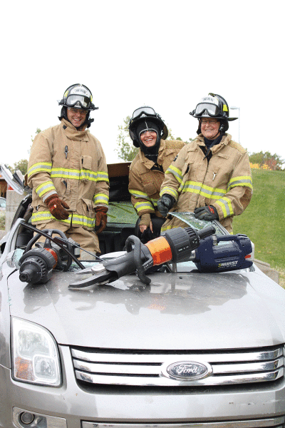  Vehicle extrication was one of the things local officials learned to do.  