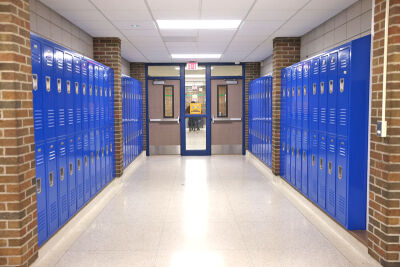  Adler Elementary School has new flooring and lockers on display Jan. 28. The school was the first building within Southfield Public Schools to have its bond projects completed following the passage of the 2022 capital facilities bond. 