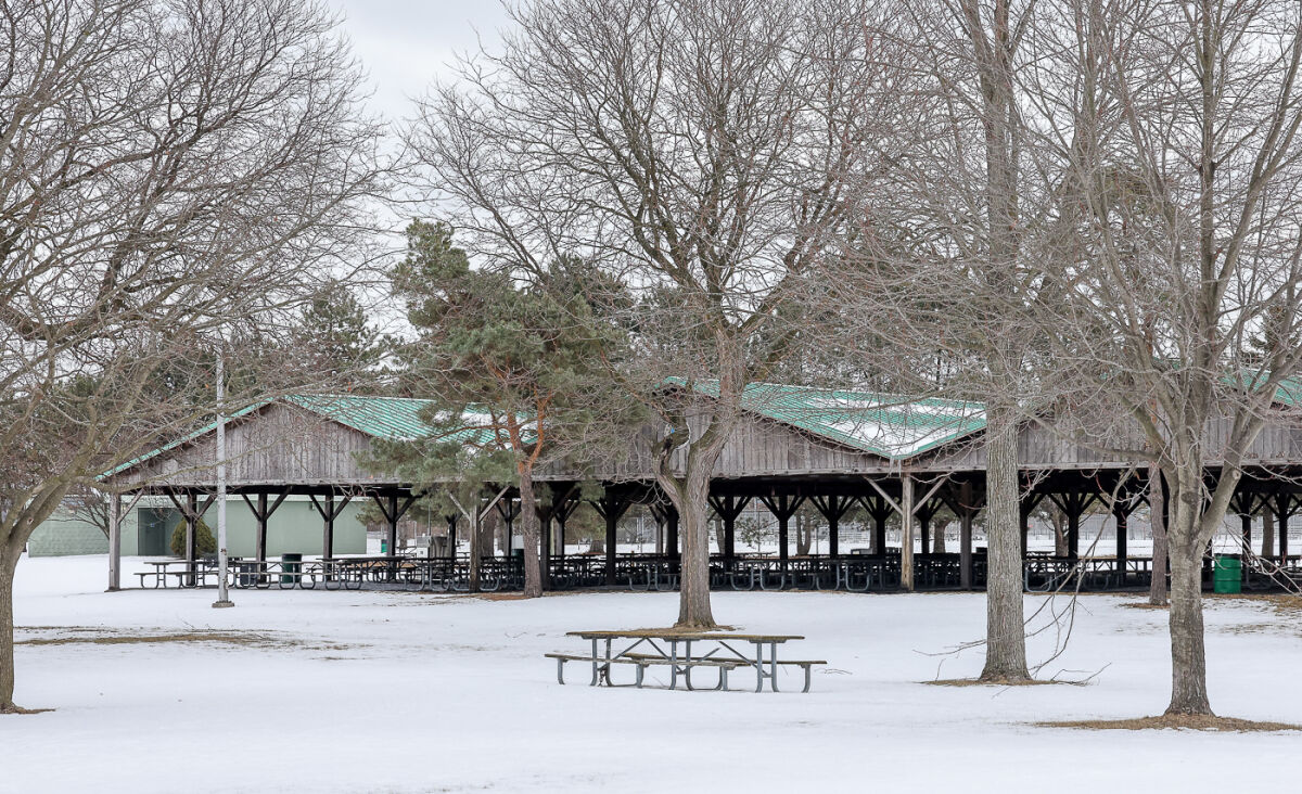  Proposed improvements include the demolition of the north pavilion and the adjacent restroom, as well as construction of a new pavilion.  