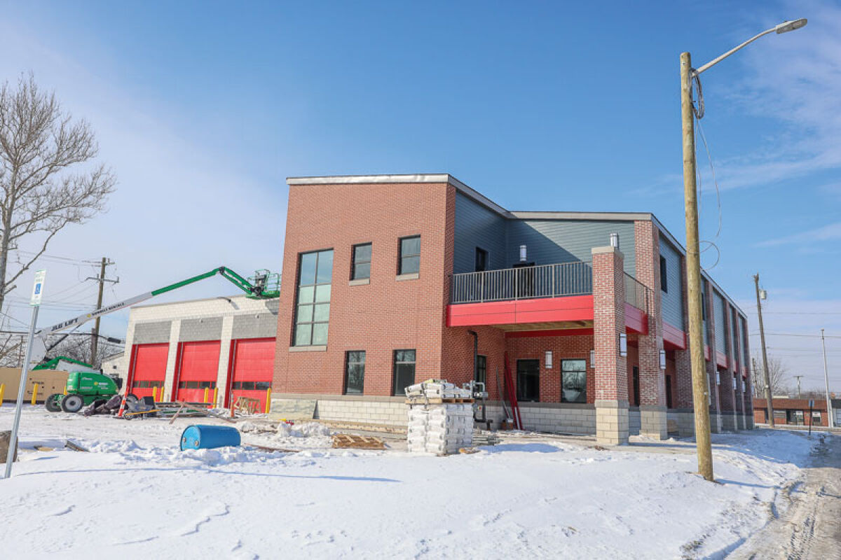  The new St. Clair Shores Central Fire Station is nearly ready to open. 