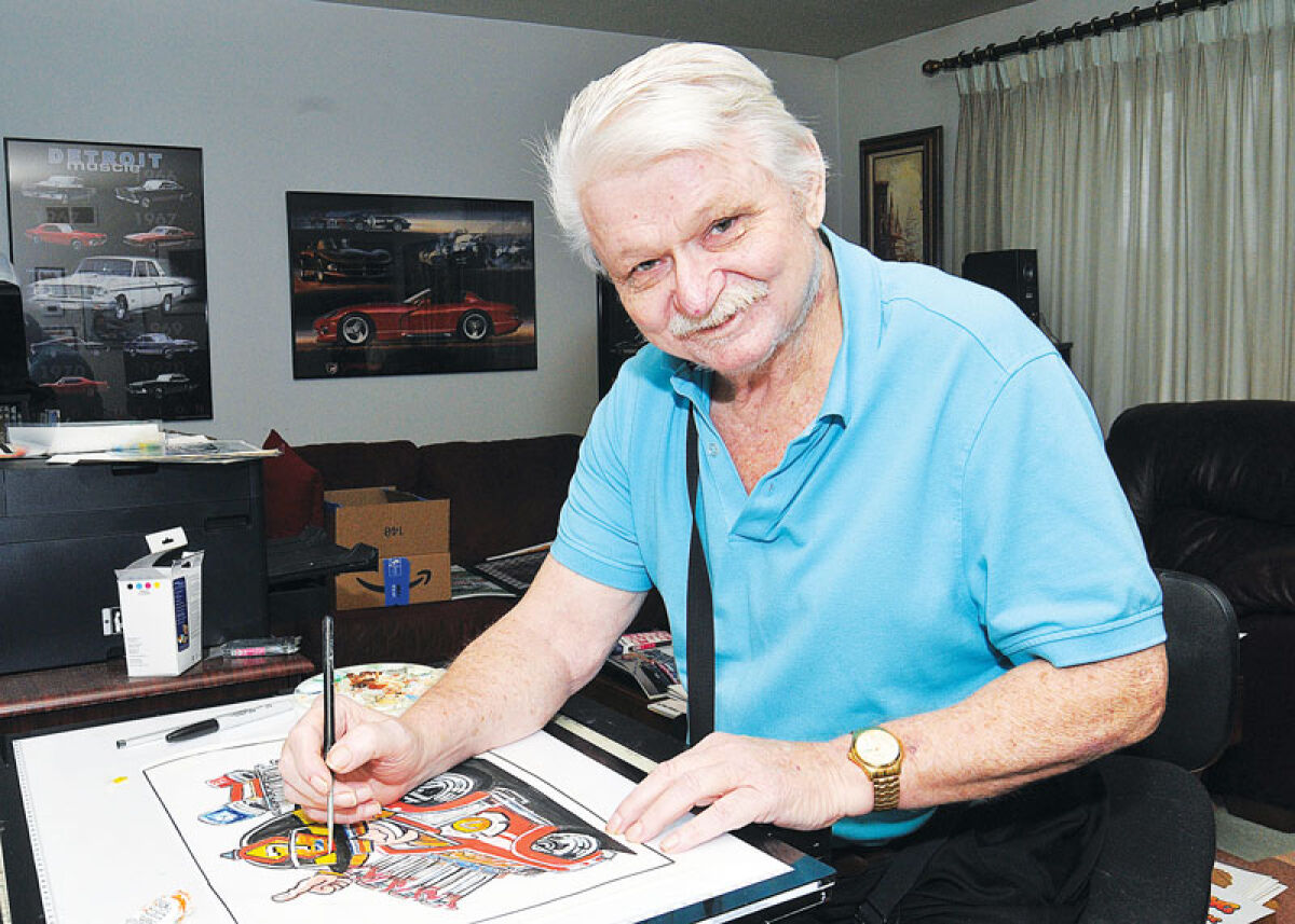  Largely self-taught and encouraged by his mother, Sterling Heights resident David Chesnutt shunned traditional still lifes and landscapes in favor of more fantastical scenes.  