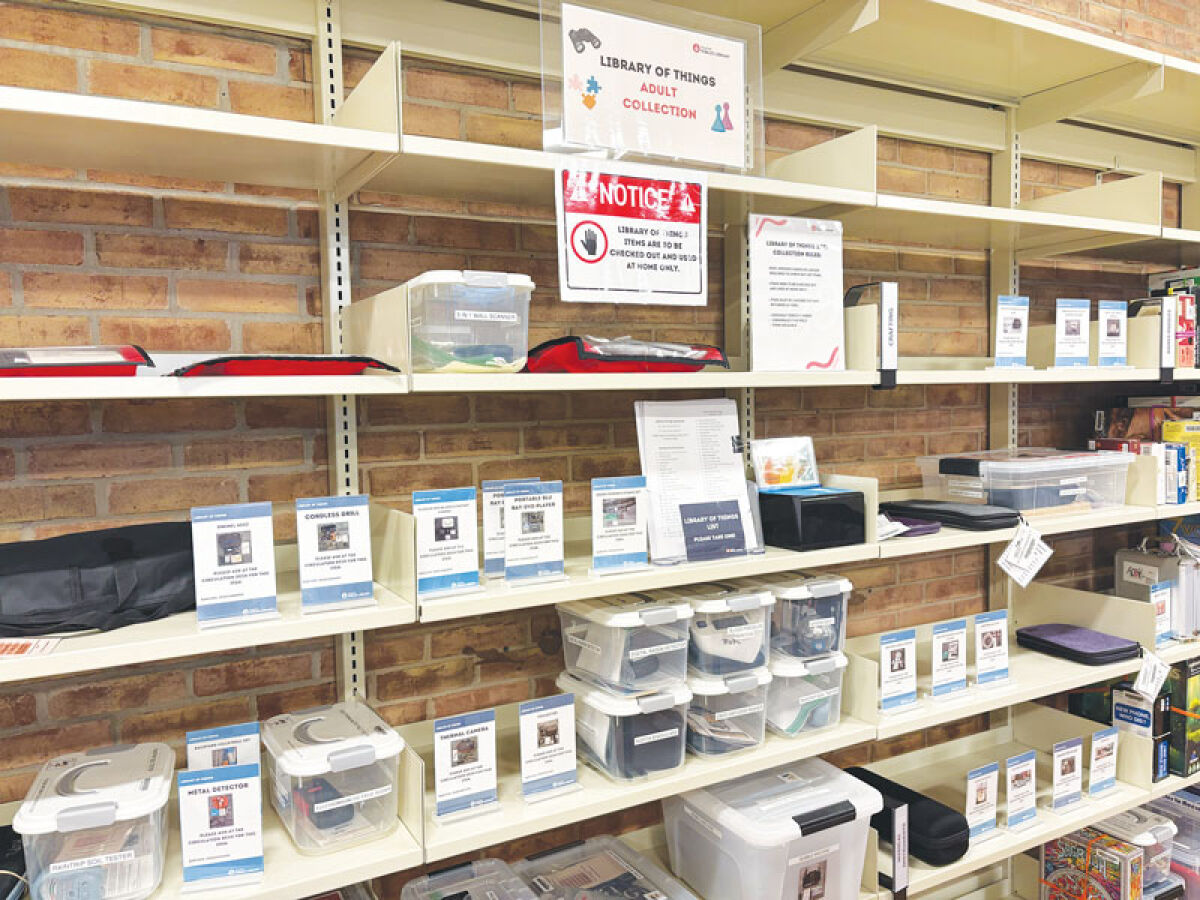  The Royal Oak Public Library has a “collection of things” that are available to rent. 