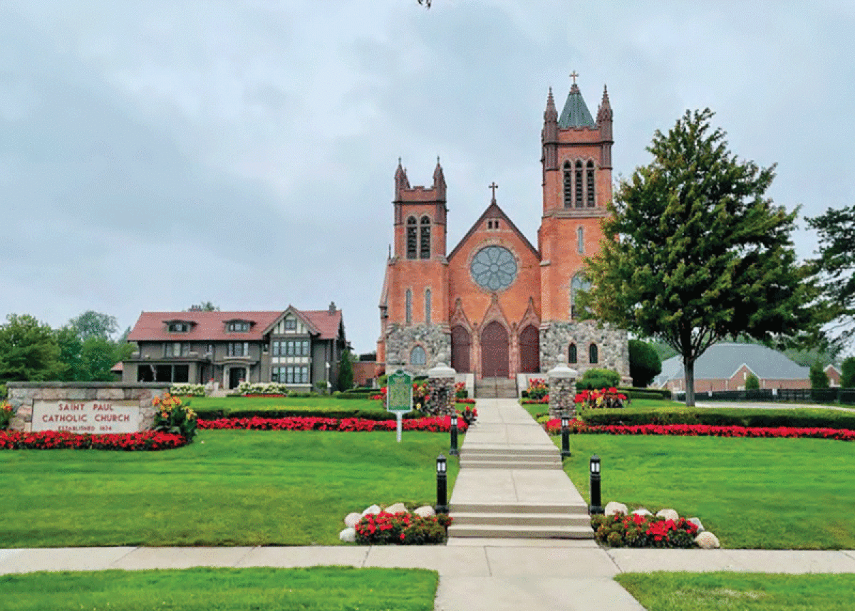  St. Paul on the Lake Catholic Church was the only nonresidential winner of a beautification award this year in Grosse  Pointe Farms. 