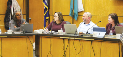  Mount Clemens City Commissioner Roxanne Brown speaks about a kratom regulation ordinance that was having its first reading at the commission’s March 2 meeting.  