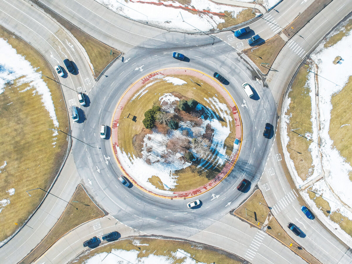  The Michigan Department of Transportation, which has jurisdiction over Van Dyke Avenue in Sterling Heights, says roundabouts, like the one at 18 1/2 Mile Road, are safer than traditional four-way intersections. 