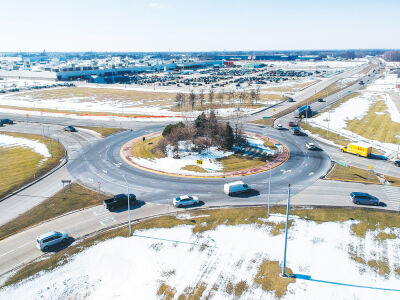  A Sterling Heights government review of crashes in the roundabout at Van Dyke Avenue and 18 1/2 Mile Road showed no fatalities or serious injuries from 2019-2025. 