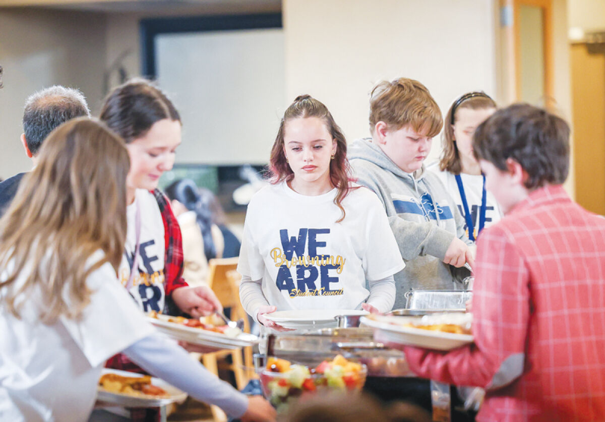  Students from Browning Elementary in Sterling Heights enjoy the breakfast March 5 from Ike’s Restaurant in Sterling Heights. 
