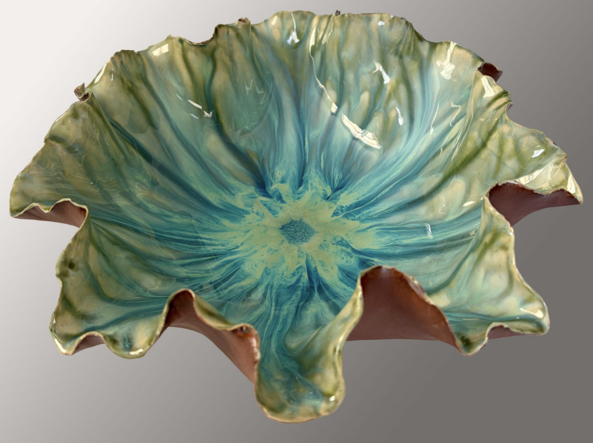  Kim Patterson crafted this piece of art called “Untitled One” for the Lawrence Street Gallery exhibit. 