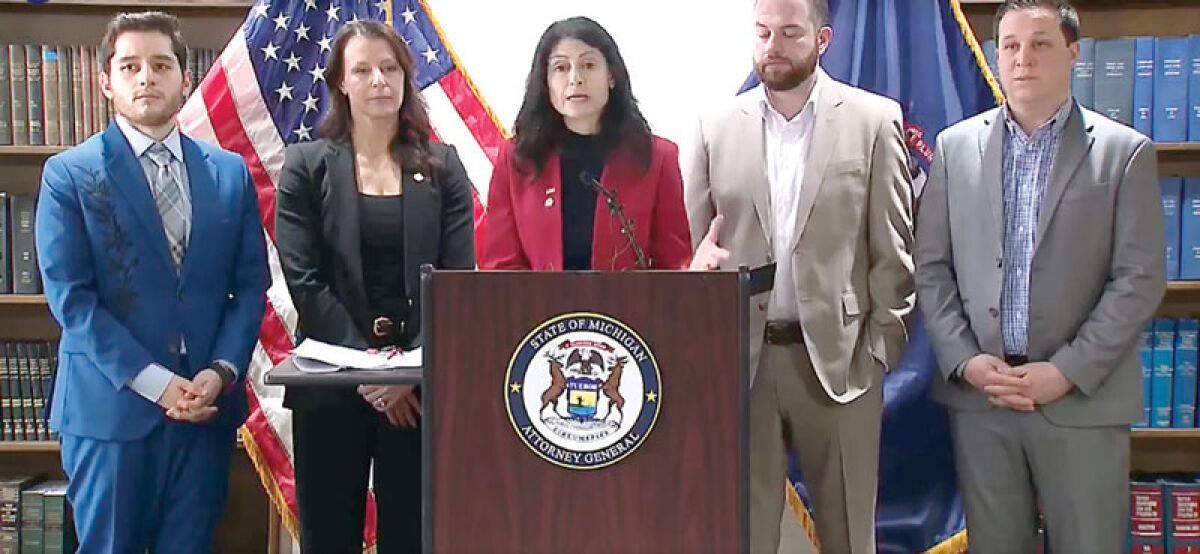  At a March 16 press conference in Detroit, elected officials with ties to the Jewish community called for legislative action to help stem the tide of antisemitism. 