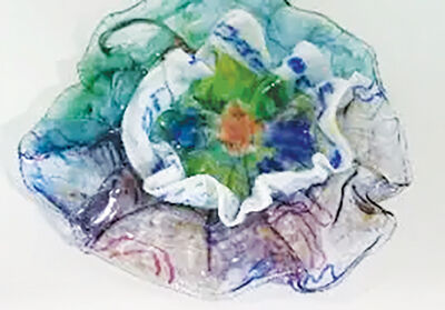  William R. Davis Junior High School students displayed their plastic sculptures recently at the Sterling Heights Community Center.  