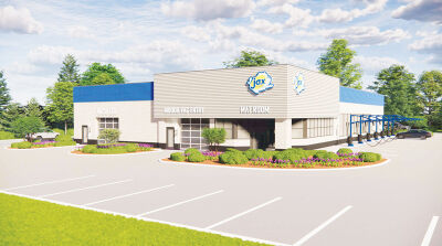  Developers submitted this rendering  showing what a proposed Jax Kar Wash would look like at the corner of 19 Mile and Dequindre roads. 