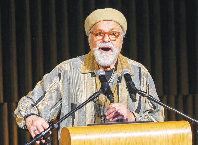  Detroit Jazz Festival Artist-in-Residence Joe Lovano talks about jazz and the Detroit Jazz Festival Foundation during a preview for the 2026 festival March 25 at the Gretchen C. Valade Jazz Center on the Wayne State University campus in Detroit. 