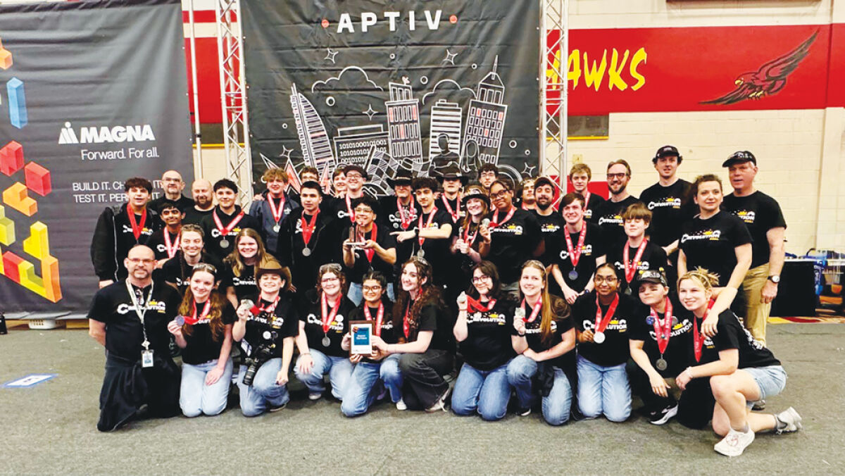  Crevolution Robotics, a Utica Community Schools FIRST Robotics team, competes in a number of competitions.  