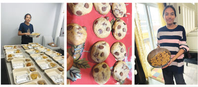  Vrinda Boopalam helped make, package and deliver food boxes for the community as part of a project with fellow Troy High  sophomore Praseeda Chellemella, raising money for Gleaners Food Bank.  