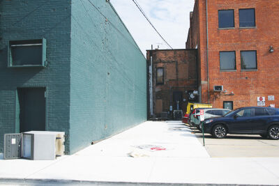  On April 6, the Mount Clemens City Commission approved trading this Cherry Street alleyway for a permanent easement to build a dumpster enclosure.  