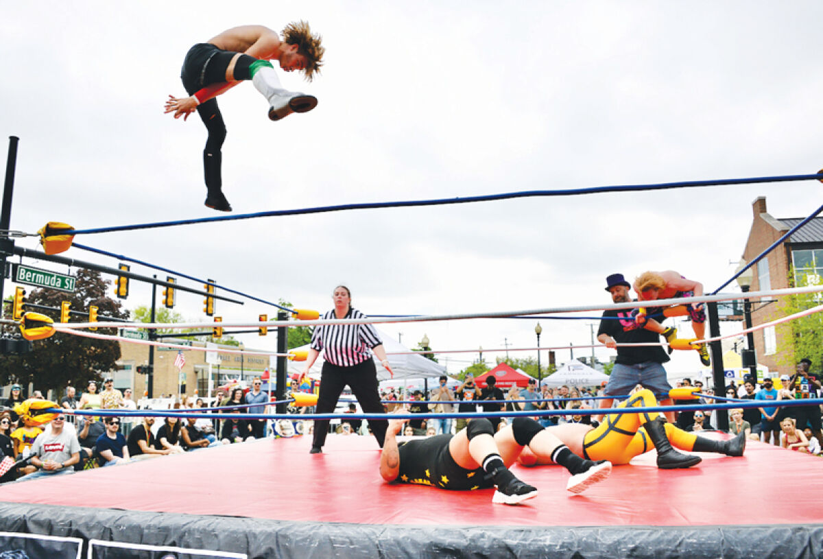  Lucha libre from Pure Pro Wrestling will be back  this year for the Cinco de Mayo Festival. 