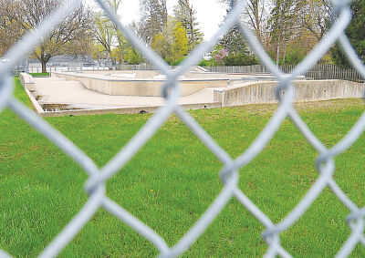  The bowl at Val Jones Skate Park currently is closed for repairs that are scheduled to take place this week. The nearby inline rink will not open this year. 