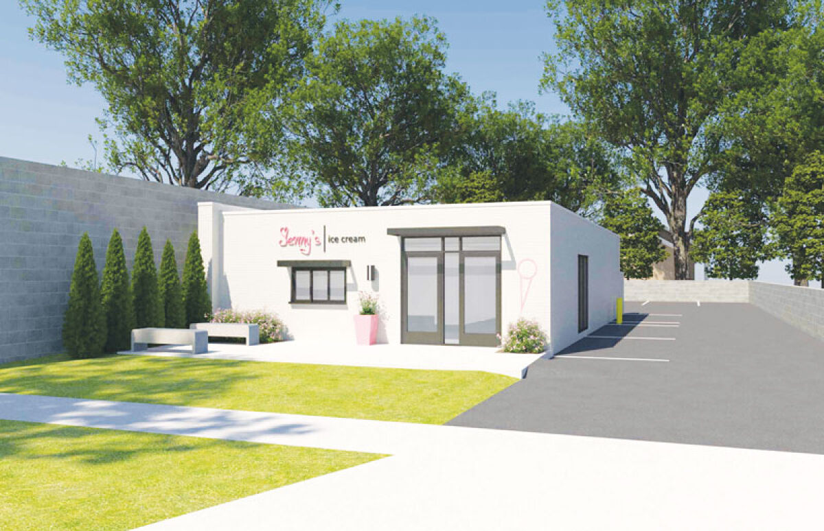  This rendering shows what Jenny’s Ice Cream is going to look like at 620 Cherry Ave. in Royal Oak. 