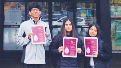  Athens High students raise awareness for anemia 