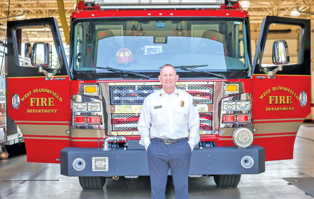  West Bloomfield Fire Deputy Mark Lawry is currently preparing for his promotion to chief, which takes effect later in June. 