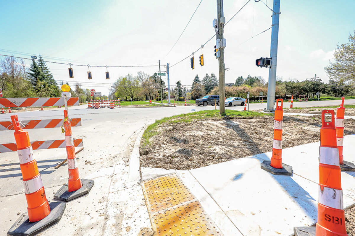  Halsted Road, between 12 Mile and 14 Mile roads, is among the city’s largest road construction projects this year. Currently in its first phase, northbound traffic is open while southbound traffic is  rerouted to Haggerty Road. 