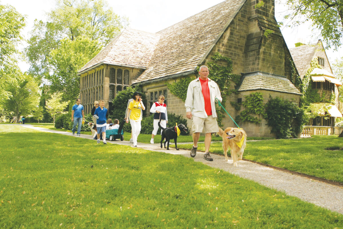  From events like Michigan Humane’s Mutt March to Edsel and Eleanor Ford House members walking their dogs on the grounds, the Ford House estate property makes for a scenic place to stroll with a pooch or two. 