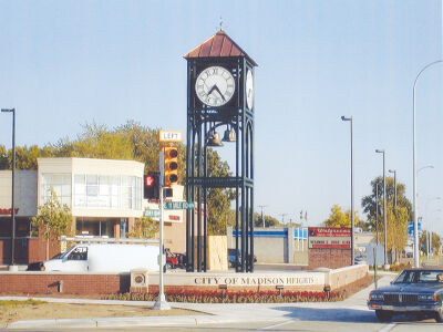  This view shows the clock tower in 2000, shortly after it was first installed. 