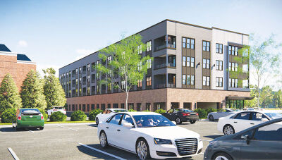  This rendering shows the northeast perspective. 