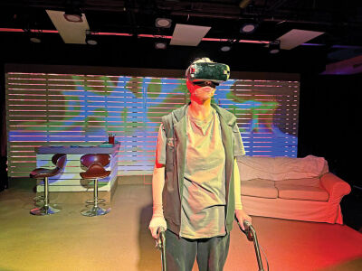  Artis, as Jess, uses virtual reality therapy to assist with her recovery from PTSD. 