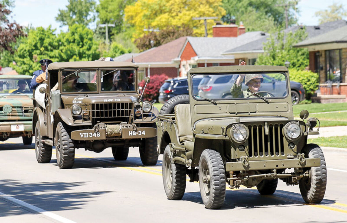  The Eastpointe parade will begin at 11 a.m. at the Michigan Military Technical & Historical Society building. 