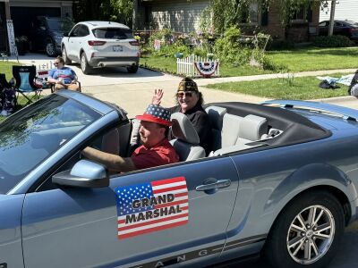  Lifelong Eastpointe resident and U.S. Navy veteran Shelly Cioppa was Eastpointe’s parade grand marshal. “It was fun,” she said. “Lots of little girls were excited because it was a woman.” 