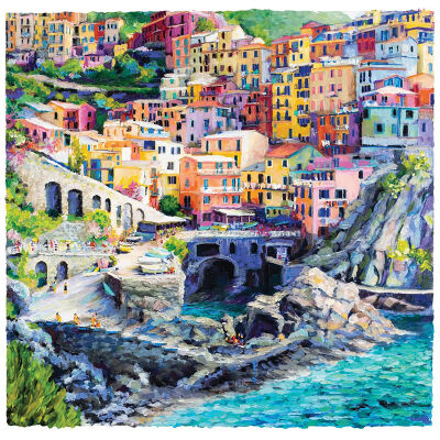 A vivid painting by Joe Cilluffo, one of the artists participating in this year’s Art on the Grand, June 6-7 in downtown Farmington.  