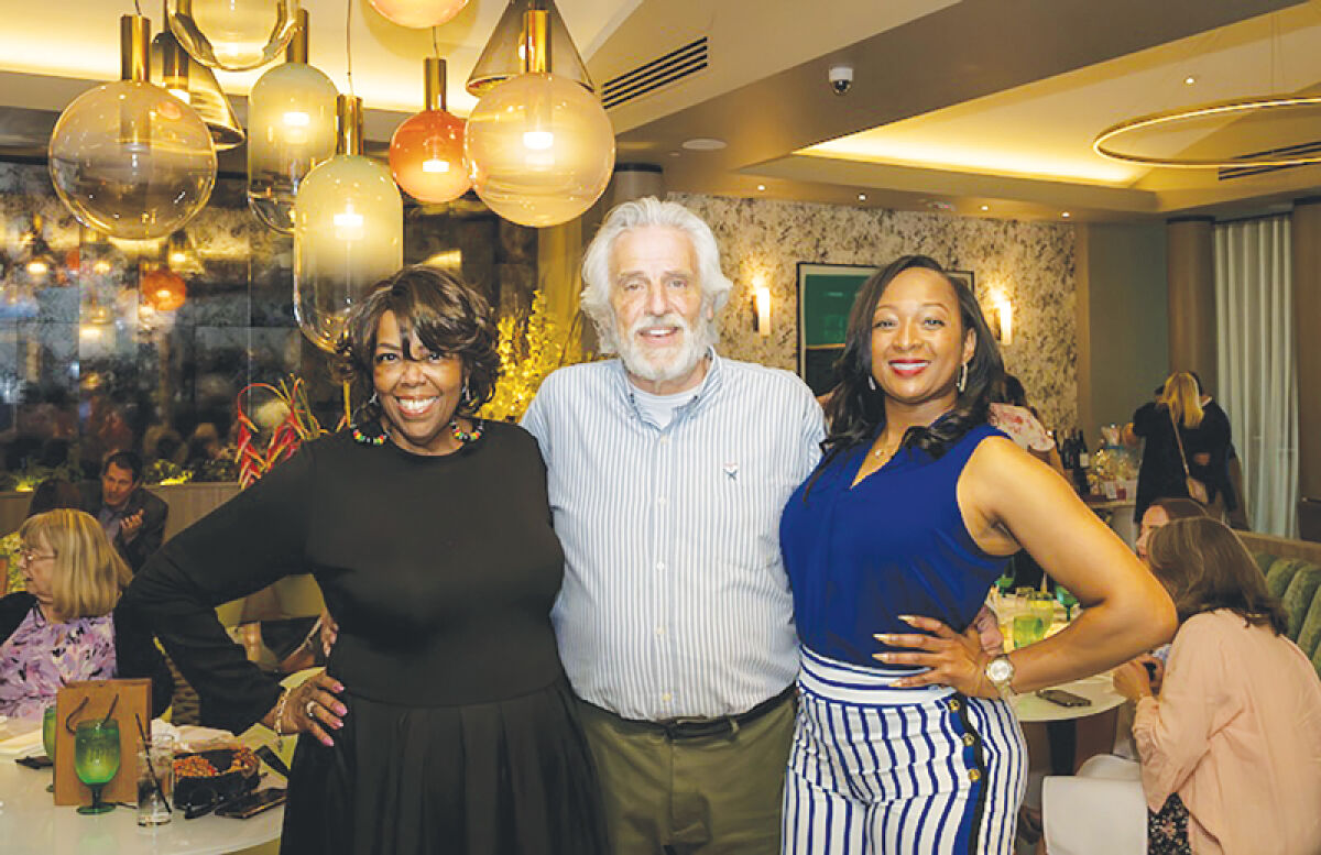  From the left, Brenda Baker-Mbacke’, Chris Bieszczad and Michelle Watson at last year’s event.  