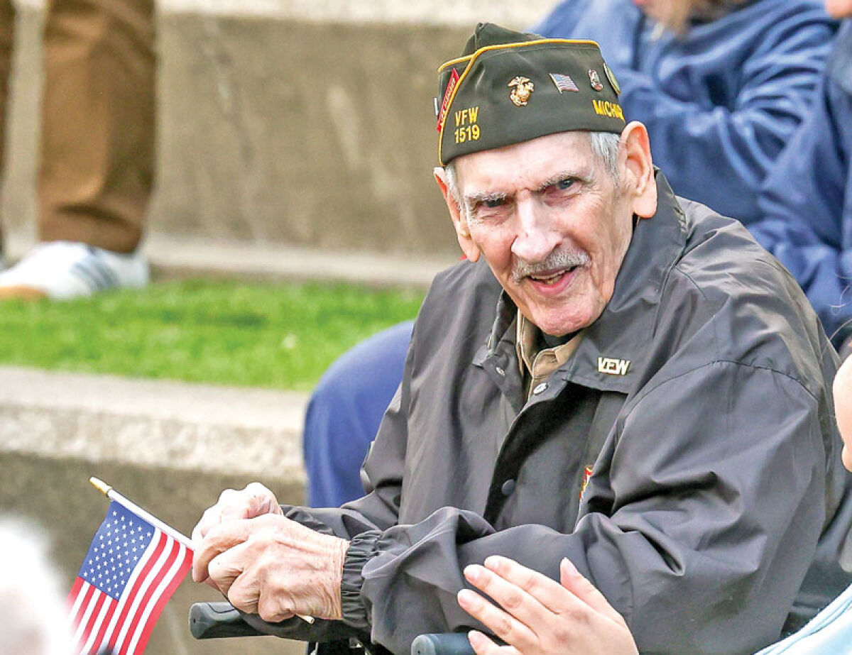  Veteran Dave Miller, of Novi, attends the Fuerst Field of Honor ceremony May 20. Miller served in the Marine Corps from 1963 to 1967 with time in Vietnam. 