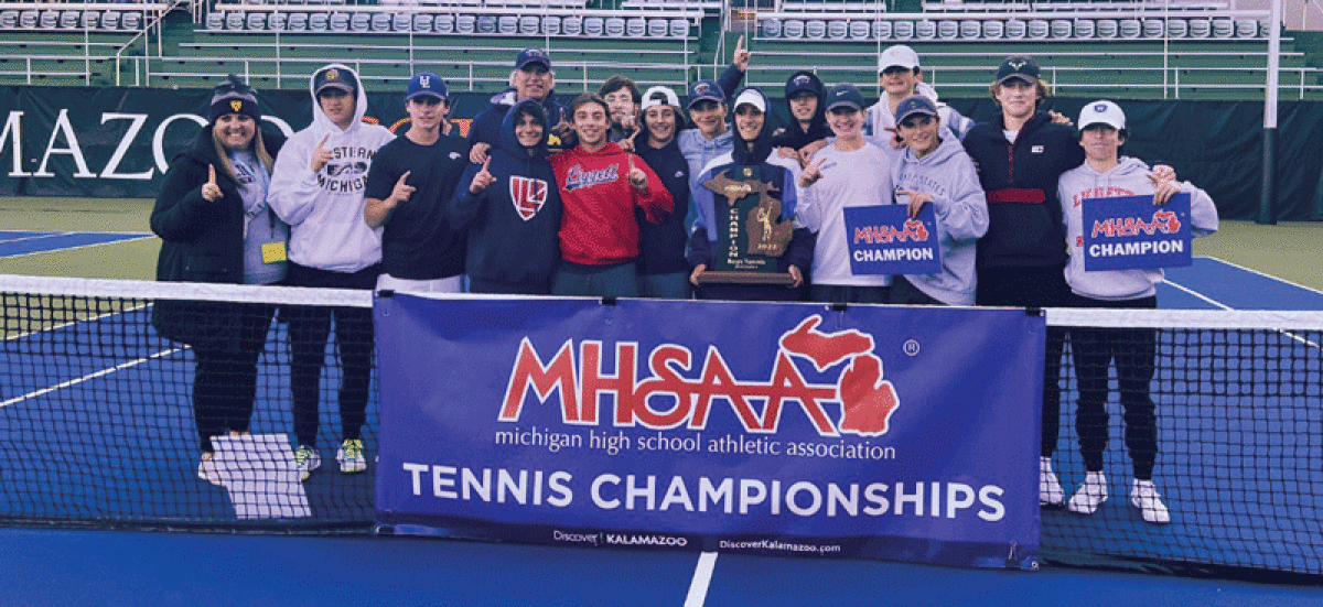  Grosse Pointe Woods University Liggett took first place at the Michigan High School Athletic Association Division 4 Tennis State Championship in Kalamazoo Oct. 15. 