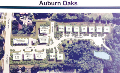  Auburn Oaks will feature 55 homes, including a mix of condos, single-family and town homes, with 17 condos and two single-family homes reserved for adults with intellectual and development disabilities. 
