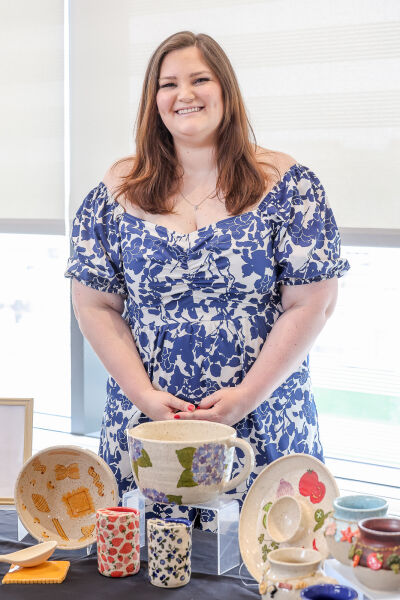  Devereaux Erickson, of Devereaux's Handmade Pottery, will be among the artists at Arts, Beats and Eats. Based out of Farmington Hills, Erickson makes pottery inspired by seasonal foods, gardens and home life, and with whimsical illustrations and painterly details. 