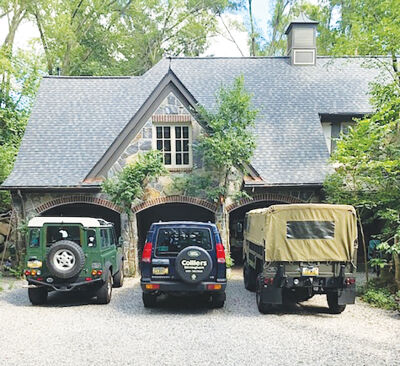  Schechter, who grew up in Bloomfield Hills, has a collection of Land Rovers from different eras. 