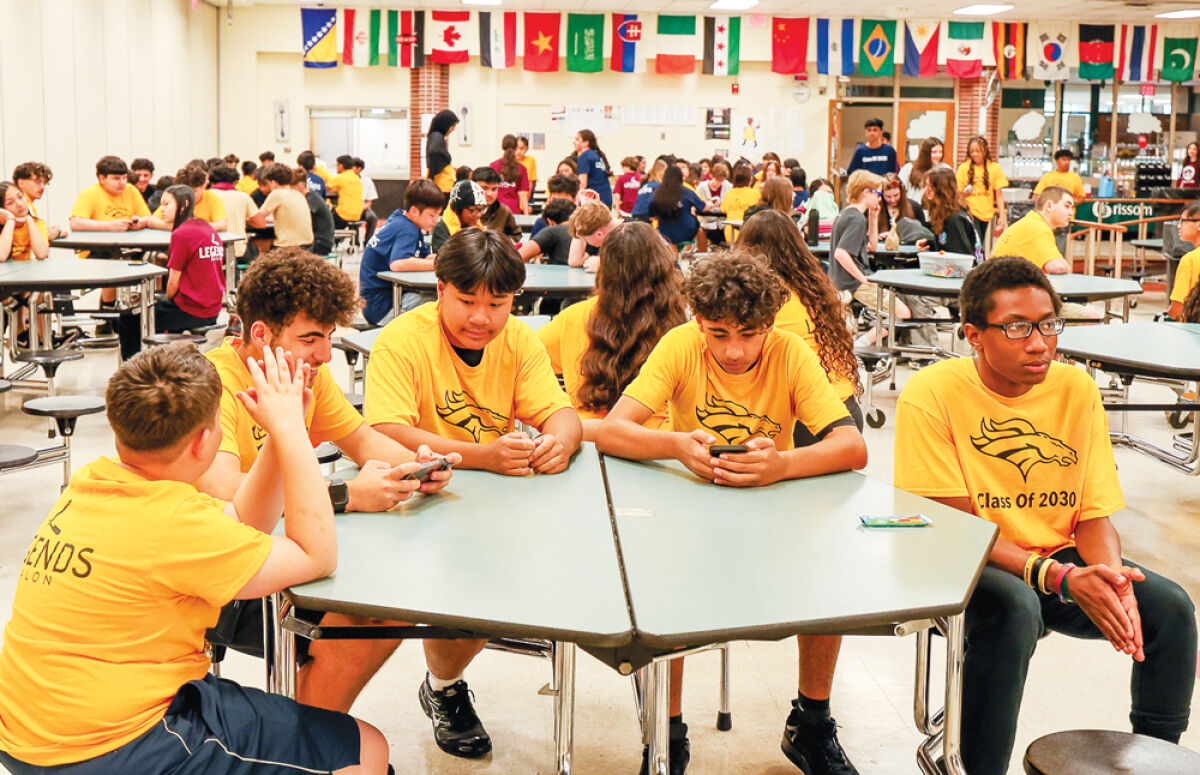  Kevin Manny, owner of Legends Salon/Barbershop located in Warren, donated money to fund the Grissom Middle School eighth grade students’ end-of-the-year trip June 5 to C.J. Barrymore’s in Clinton Township.  