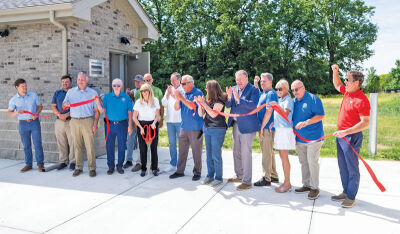  Officials gathered June 8 to celebrate the completion of a major infrastructure project that involved upgrading the city’s pump station on 13 Mile Road. 