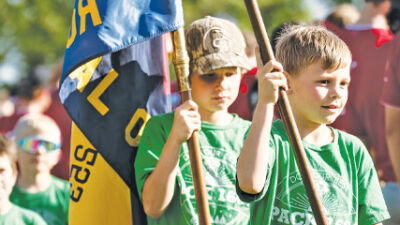  Scouts Night is a hit at Royal Oak Leprechauns game 