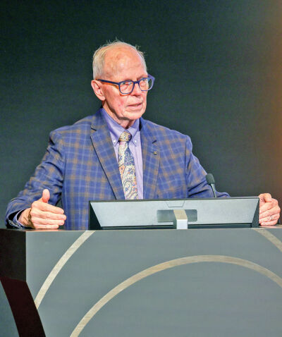  Southfield Mayor Ken Siver delivers the State of the City address on June 11 at Lear Corp. 