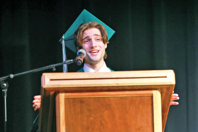 David Miller wows the audience with a powerful keynote address.